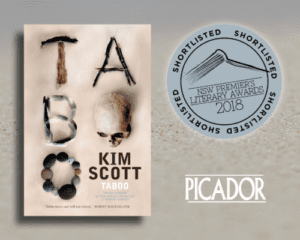 description for TABOO is shortlisted for two NSW Premier’s Literary Awards