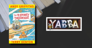 description for The 91-Storey Treehouse is awarded the YABBA for Older Readers