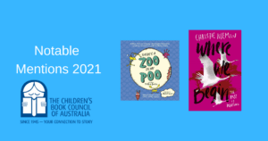 description for ‘Where We Begin’ and ‘There’s a Zoo in My Poo’ listed as CBCA Notable Books