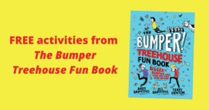 description for The Bumper Treehouse Fun Book | Out Now with FREE activities!