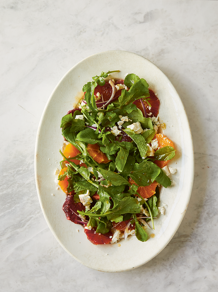 Citrus, Feta and Red Onion Salad from Good Cooking Every Day by Julia Busuttil Nishimura